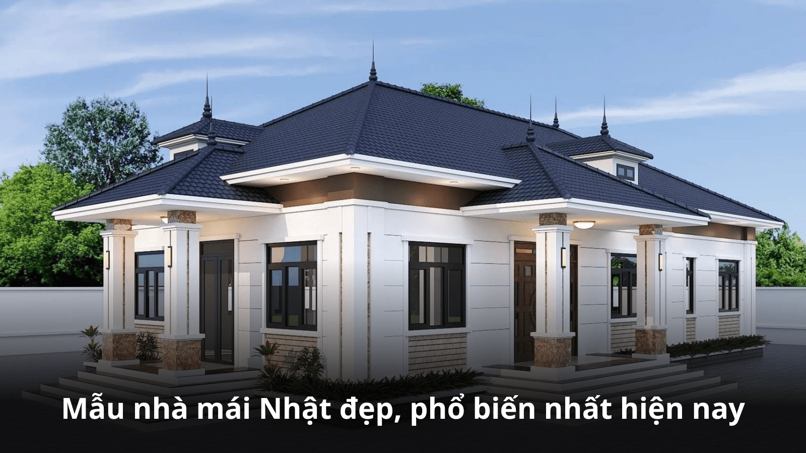 45+ Mẫu nhà mái Nhật đẹp, được ưa chuộng nhất 2025