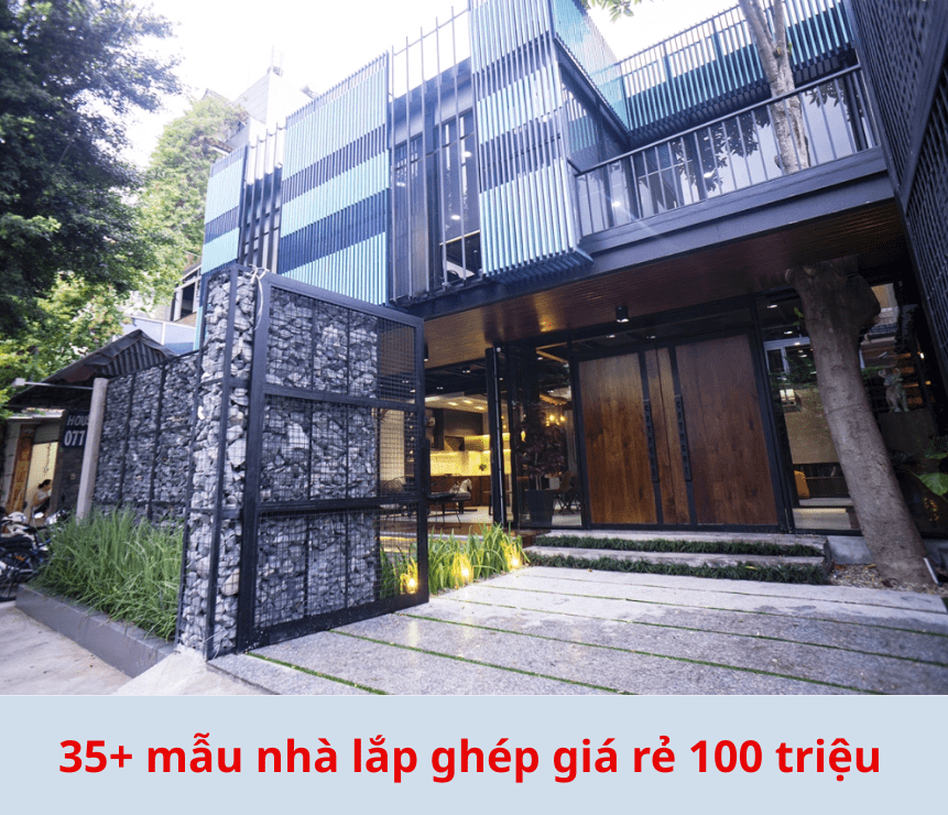 35+ mẫu nhà lắp ghép giá rẻ chỉ 100 triệu đẹp, thông minh