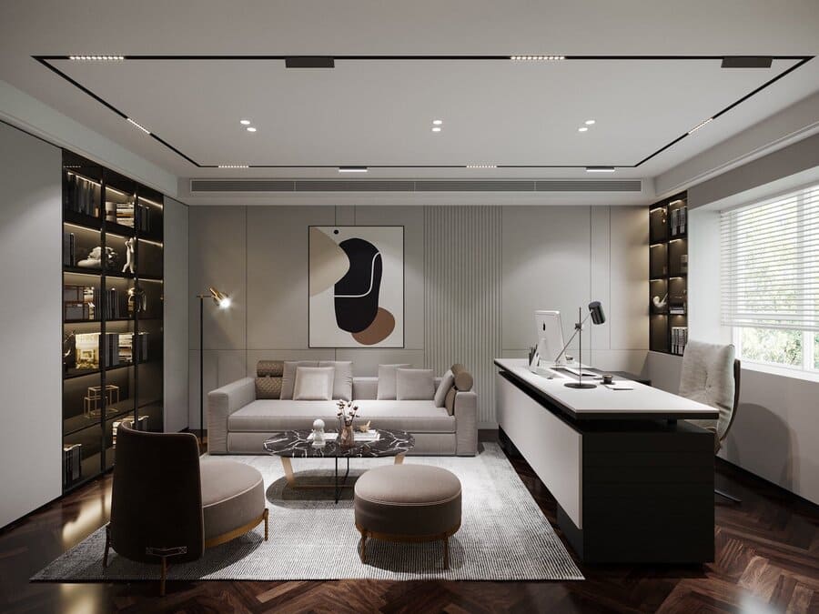 Mẫu trần thạch cao phòng khách đẹp