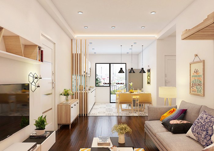 Mẫu trần thạch cao đơn giản, đẹp