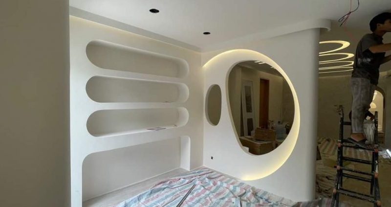 Tường thạch cao có độ bền khá tốt